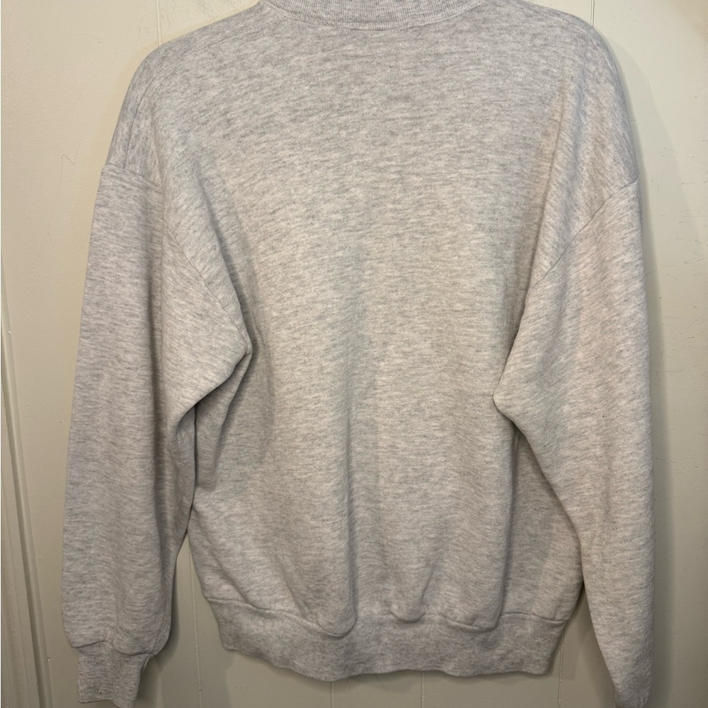 90s Cottagecore Vintage Sweatshirt with Heart and Floral Design, Size S - Picture 4 of 7